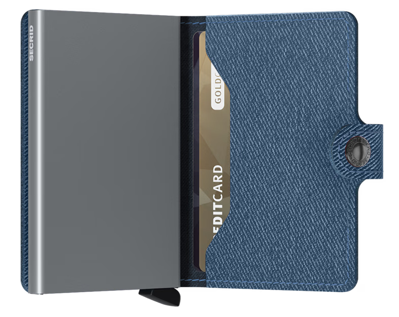 SECRID - Miniwallet Twist Jeans Blue