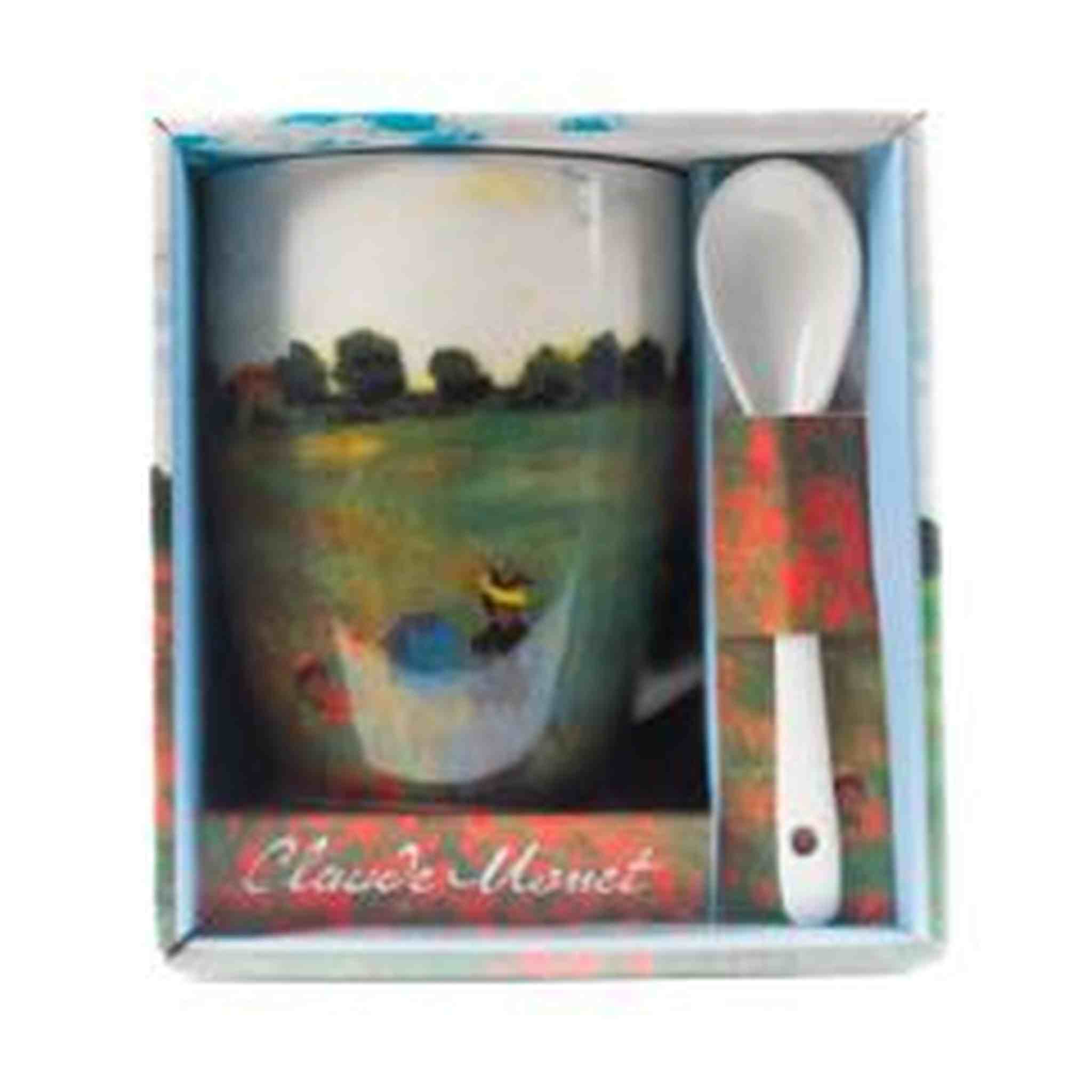 MUG CUILLERE LES COQUELICOTS