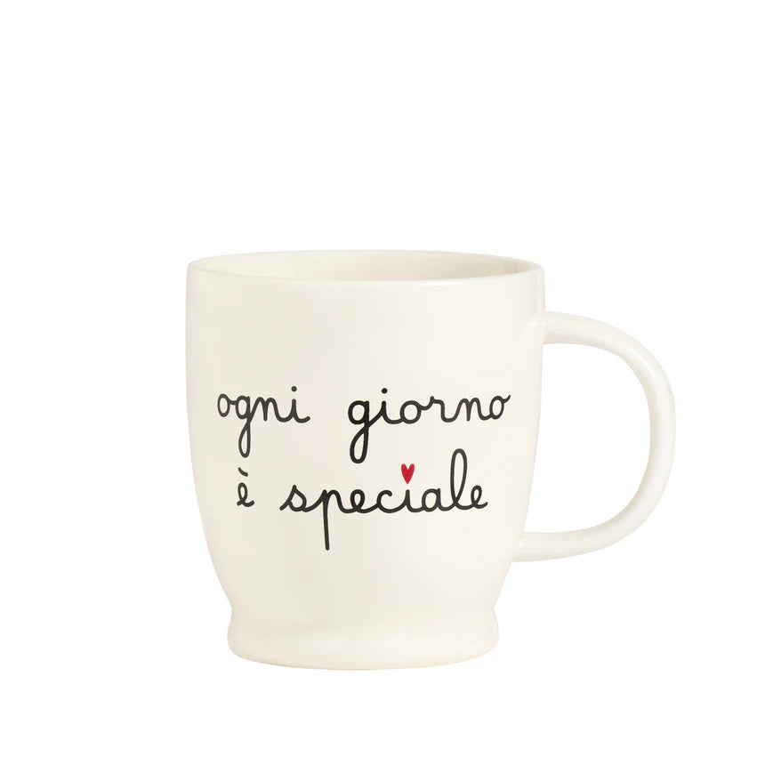 SIMPLE DAY - Mug in Gres Porcellanato – Decoro Ogni giorno è speciale