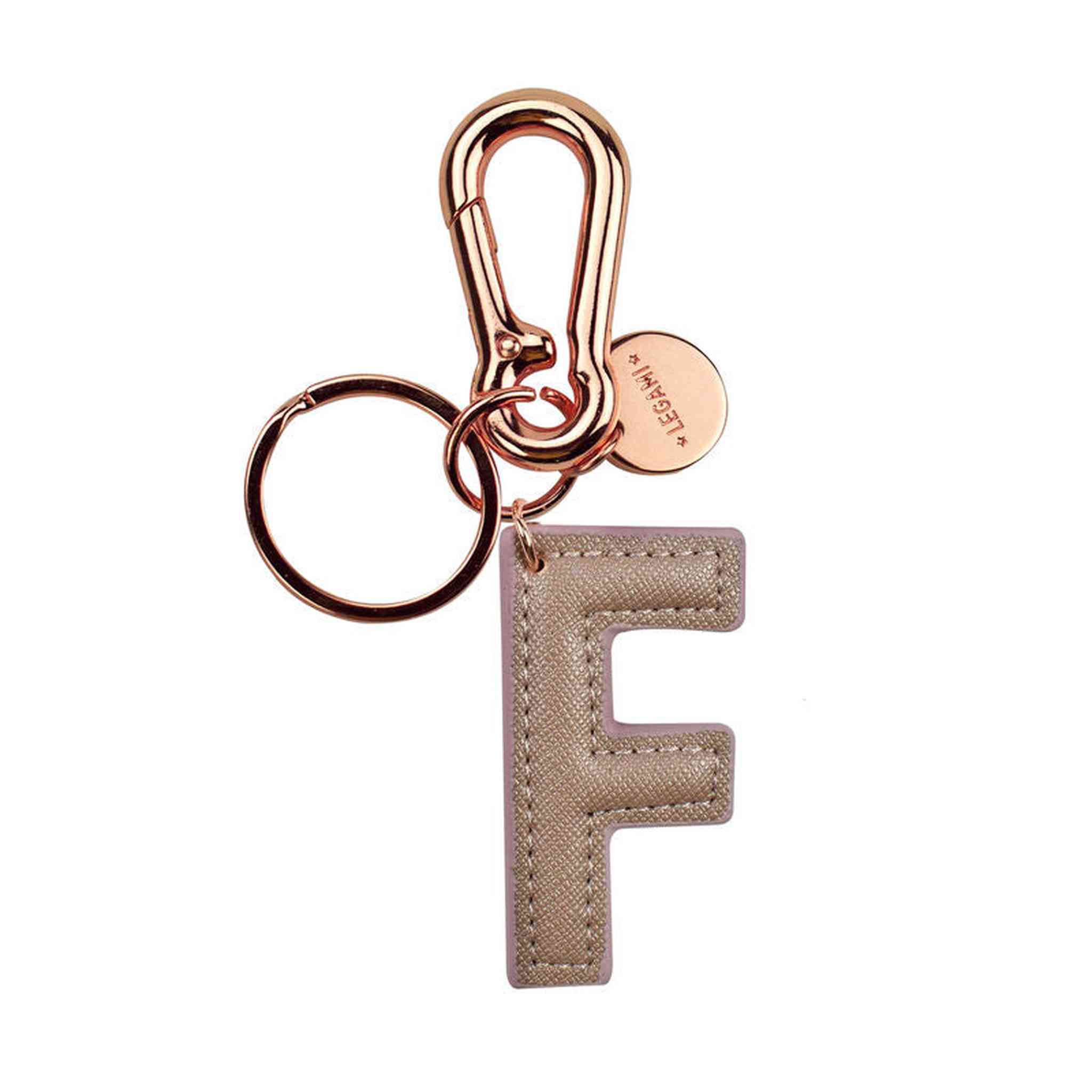 My Initial - PORTACHIAVI CON INIZIALE - Lettera F