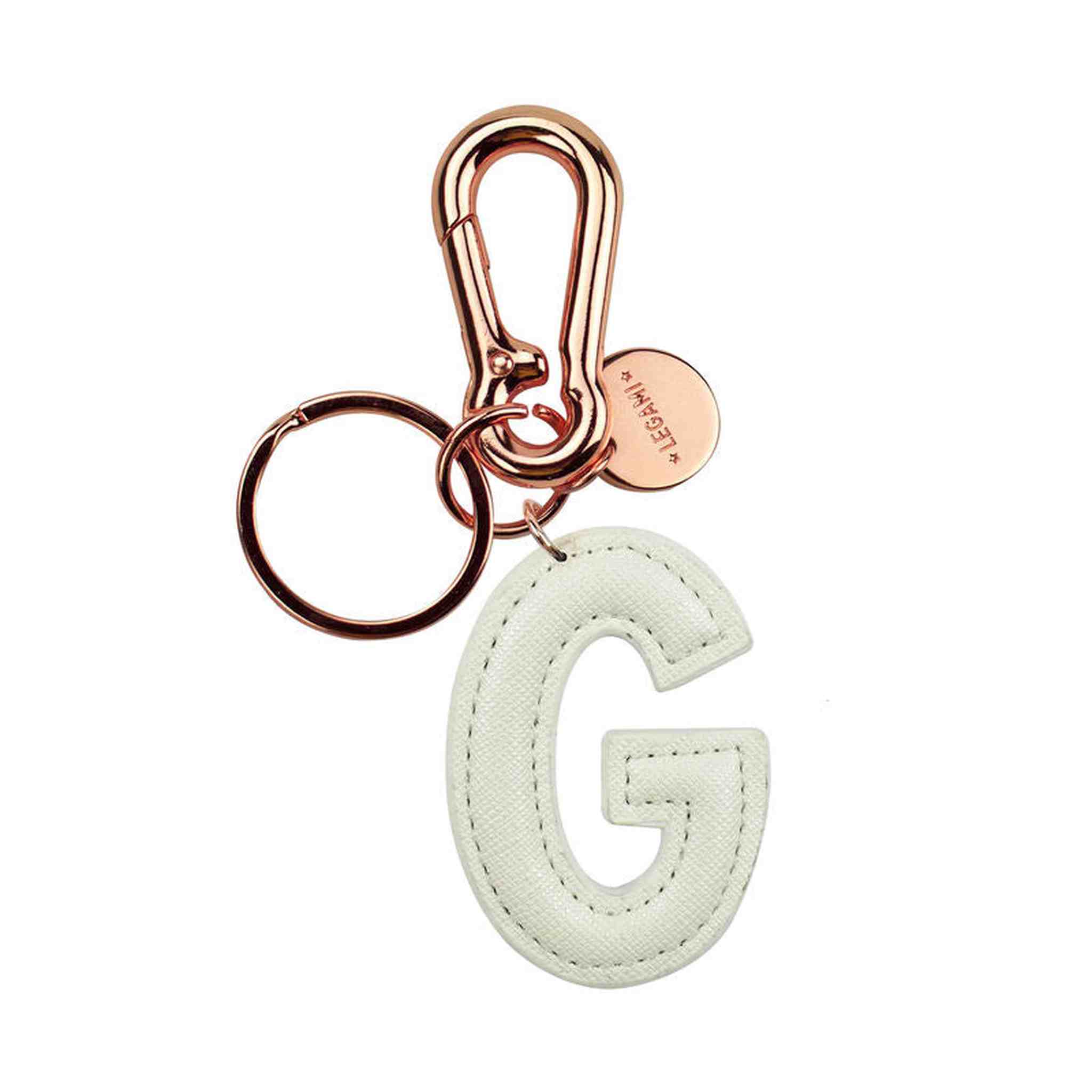My Initial - PORTACHIAVI CON INIZIALE - Lettera G