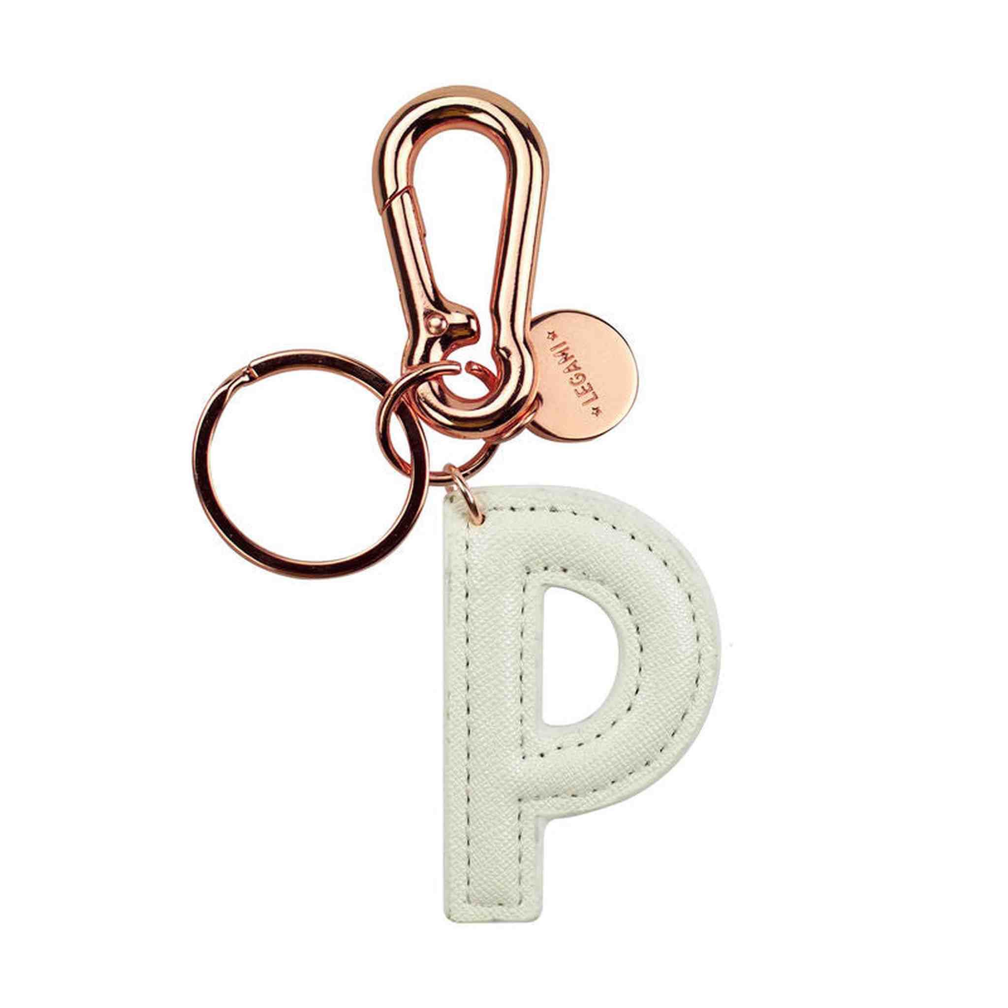 My Initial - PORTACHIAVI CON INIZIALE - Lettera P