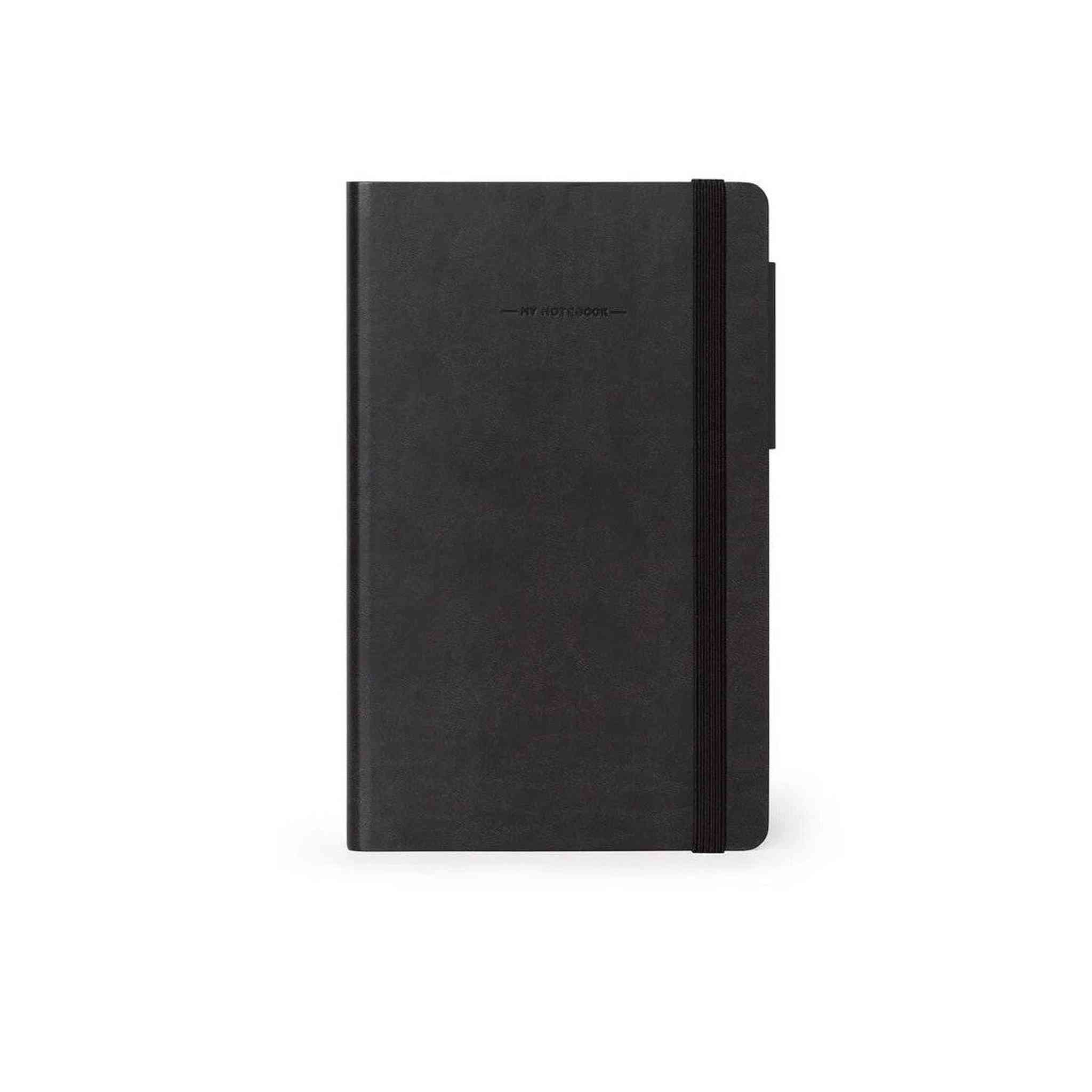 My Notebook - TACCUINO MEDIUM A RIGHE - BLACK