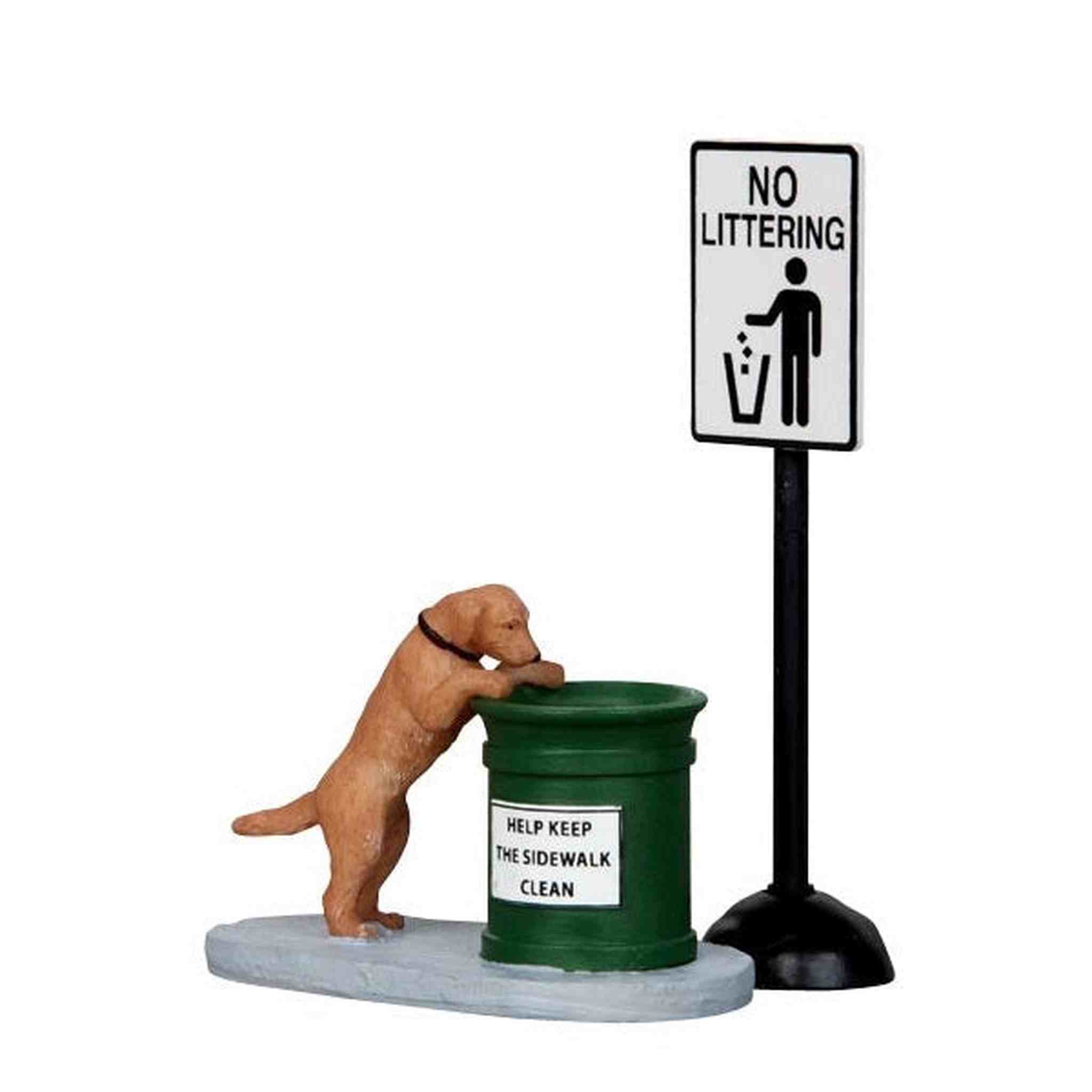NO LITTERING, SET OF 2 14364-AA