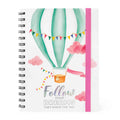 NOTEBOOK CON SPIRALE A5 A RIGHE - AIR BALLOON