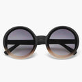 Occhiale da sole Tondo - Col. Black/Pink - Lens: Black Gradient