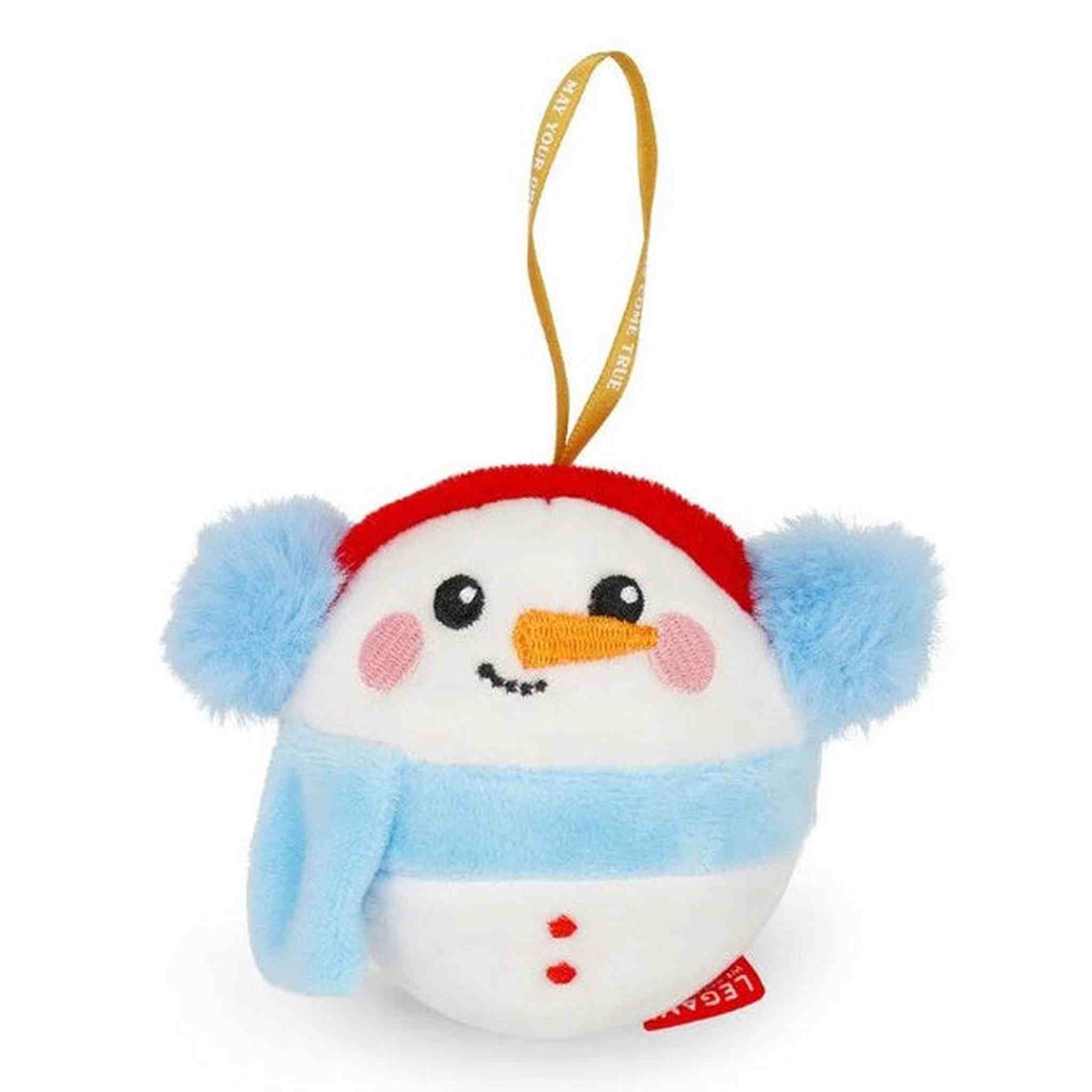 Oh-Oh-Ohrnaments - Decorazione Natalizia di Peluche - SNOWMAN