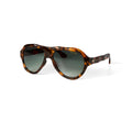 SELETTI X OKKIA - Occhiali da sole Florida - Montatura Havana classica - Lenti sfumate verdi - Finitura lucida