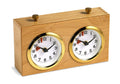 OROLOGIO/TIMER IN LEGNO PER GIOCO SCACCHI