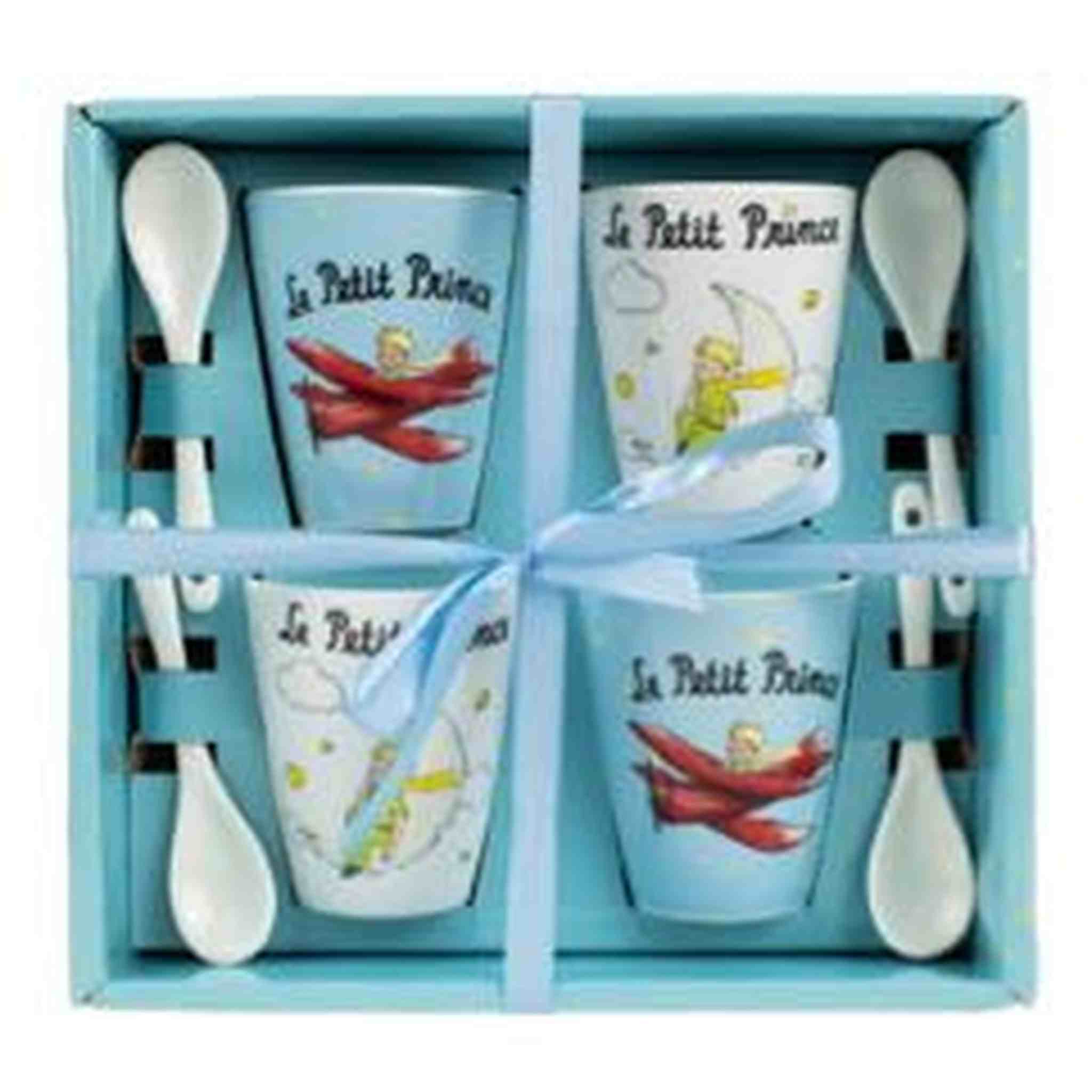 PACKS 4 TASSES + CUILLERE ASSORTIES LPP AVION ...