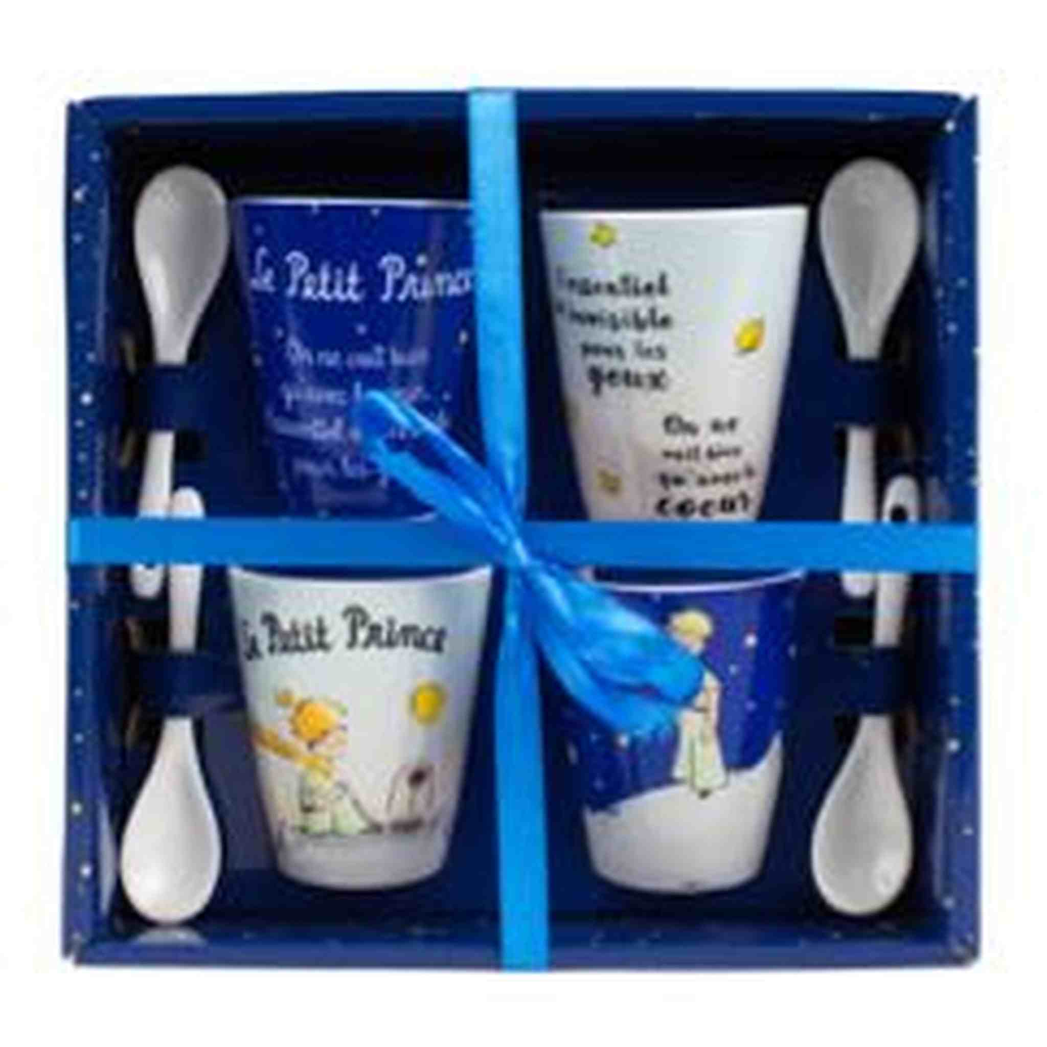 PACKS 4 TASSES + CUILLERE ASSORTIES LPP NUIT E...