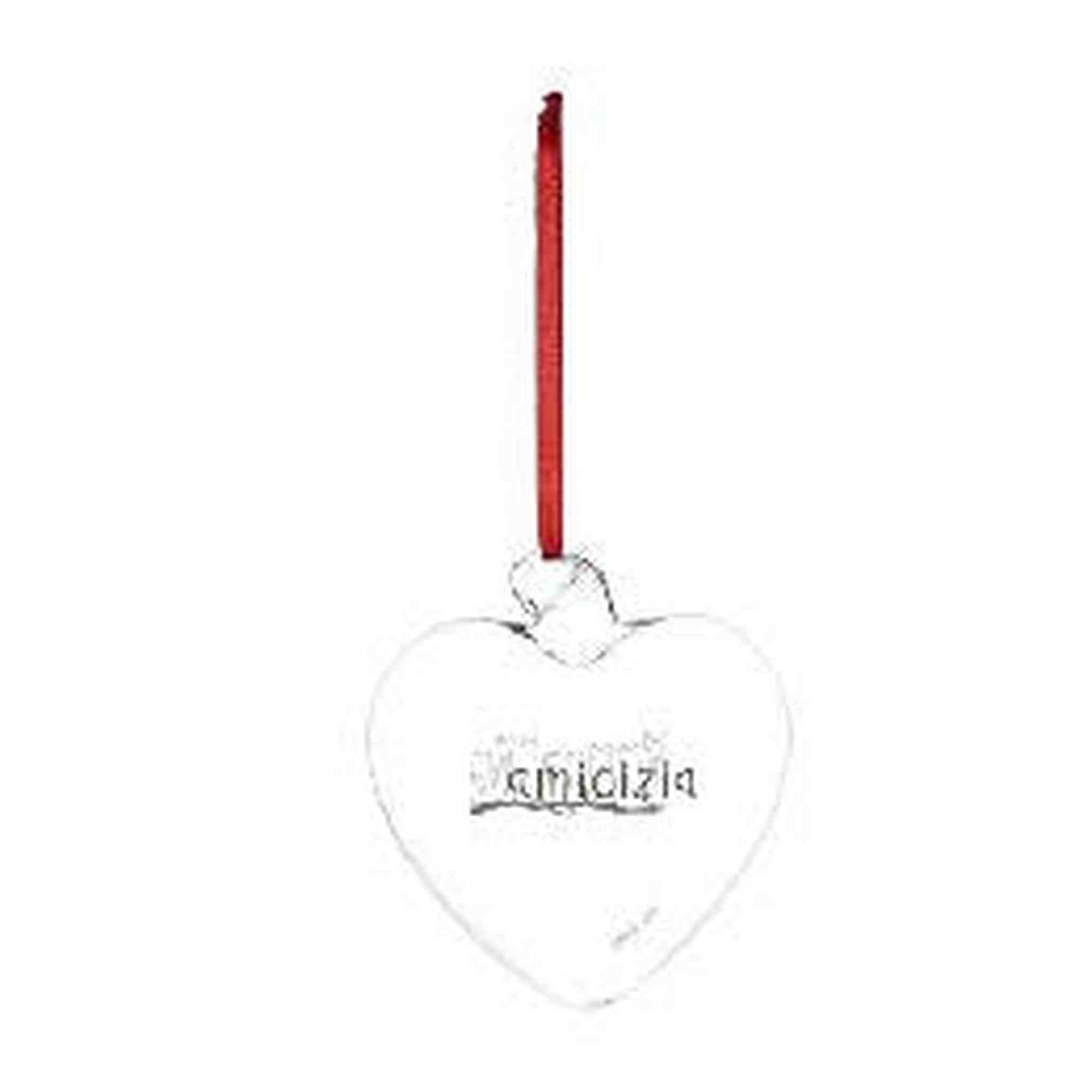 SIMPLE DAY - Pallina Decorativa in Vetro Borosilicato – Decoro Amicizia | 11 cm