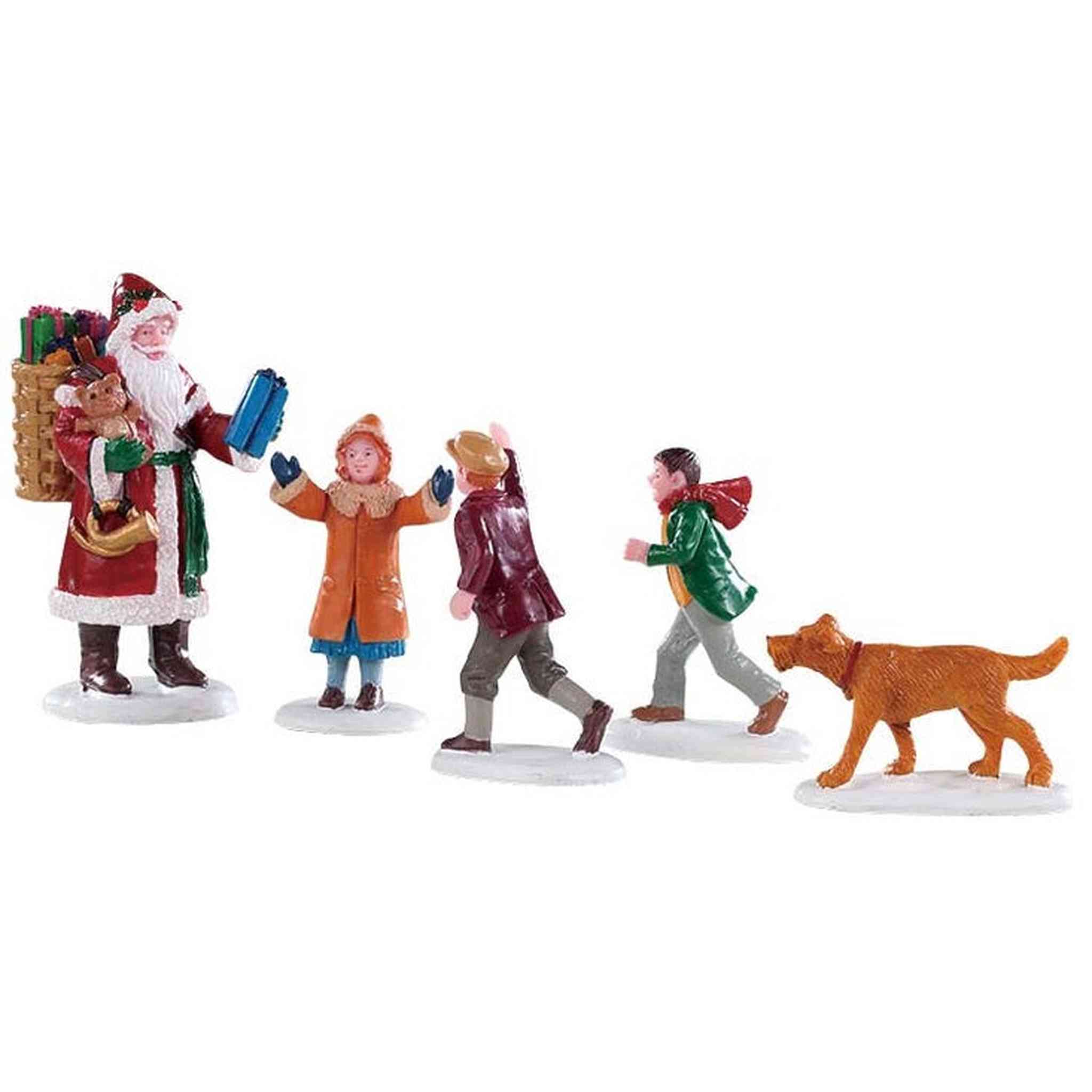 PAPA CHRISTMAS!, SET OF 5 92745-AA