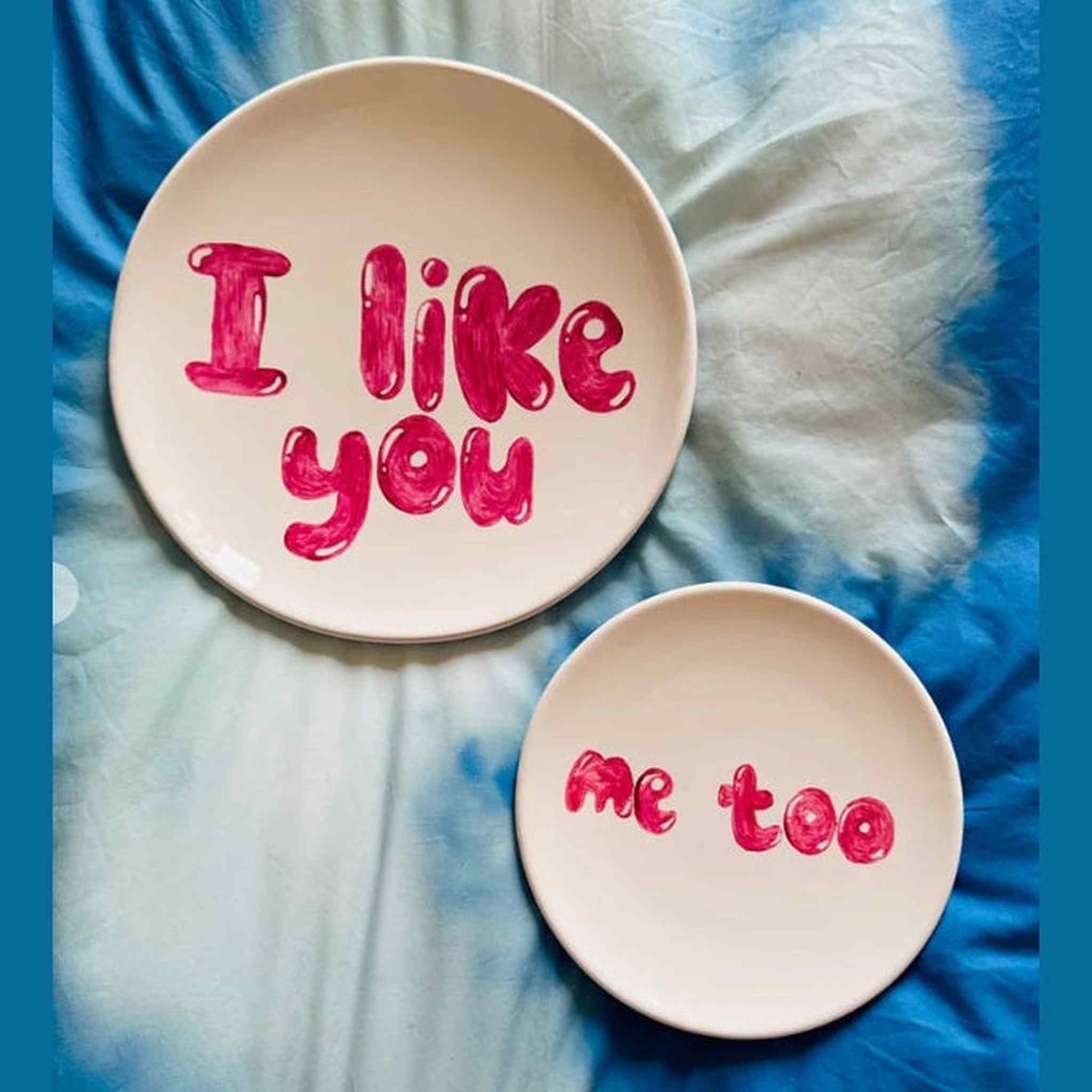 PD COPPIA PIATTI I LIKE YOU + ME TOO