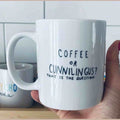 PD MUG COFFEE OR CUNNILINGUS