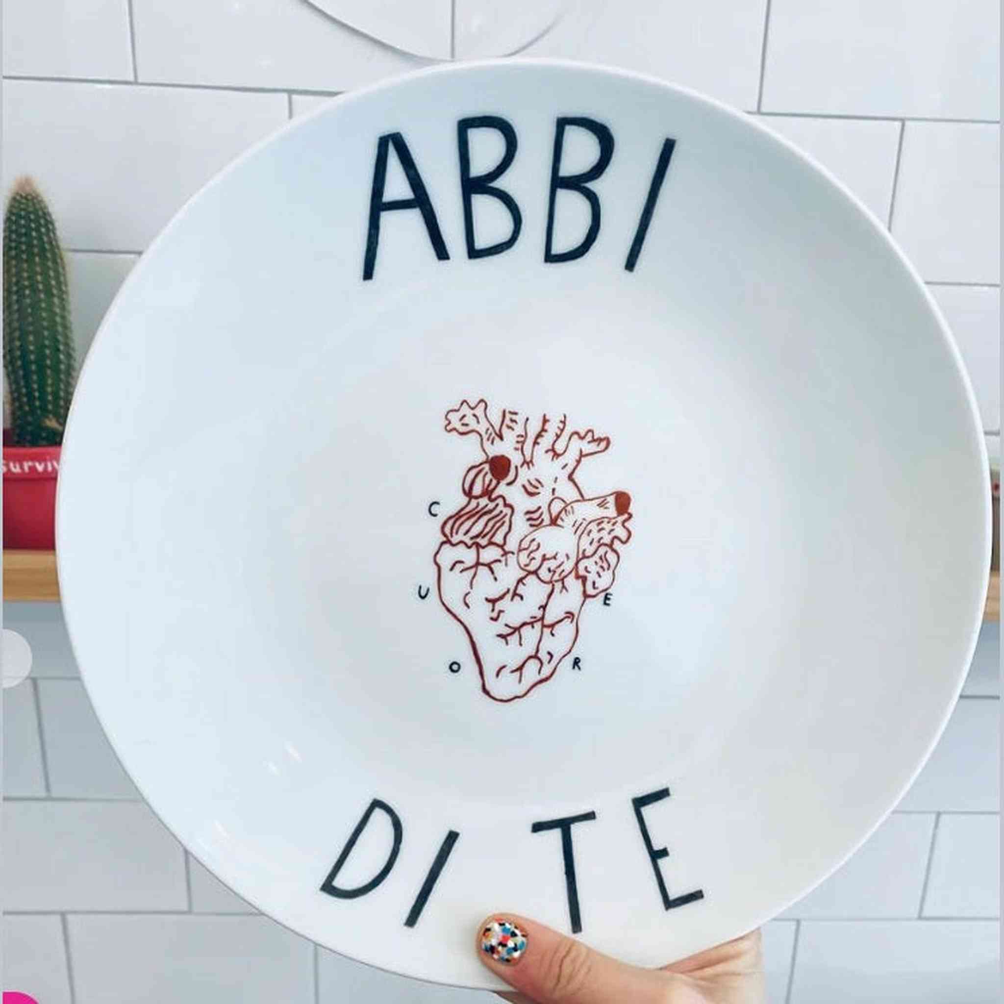PD PIATTO 18 CM ABBI CUORE DI TE
