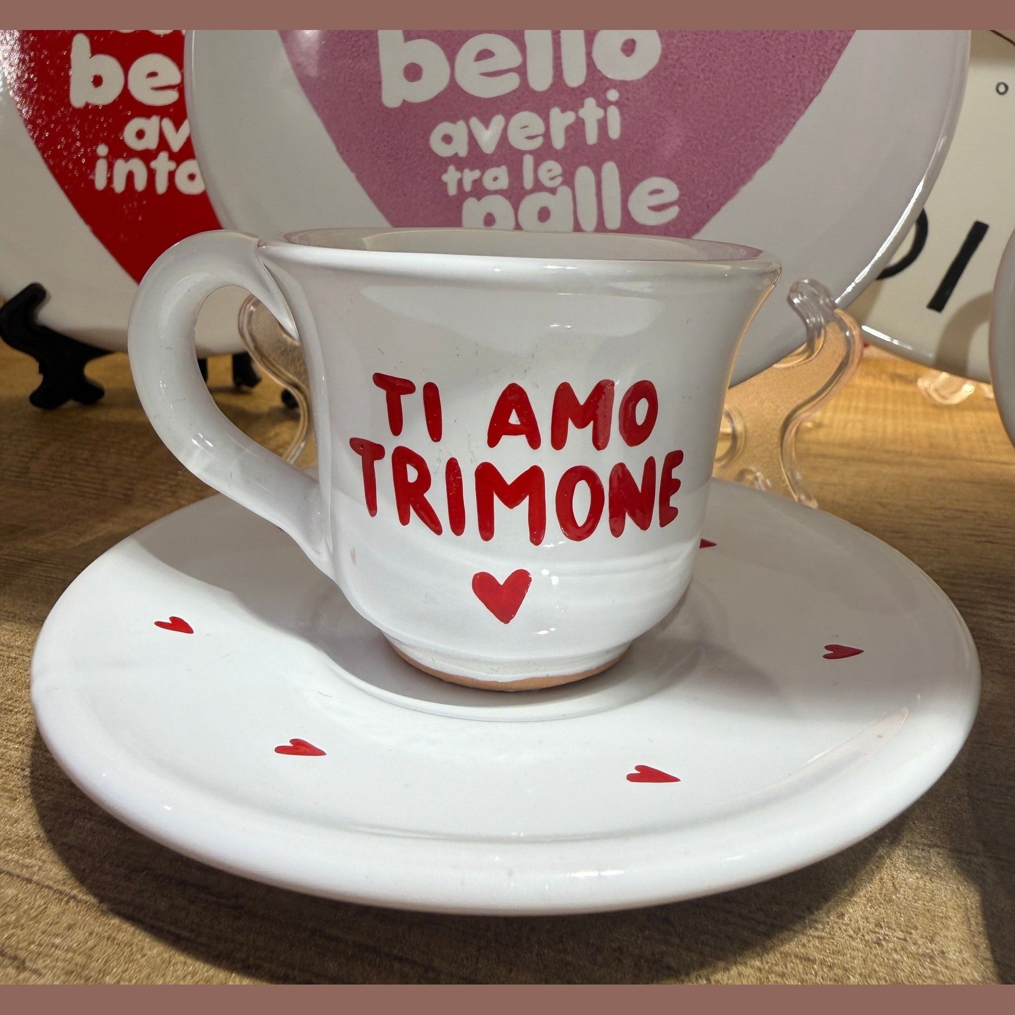 PD TAZZINA DA CAFFE' TI AMO TRIMONE