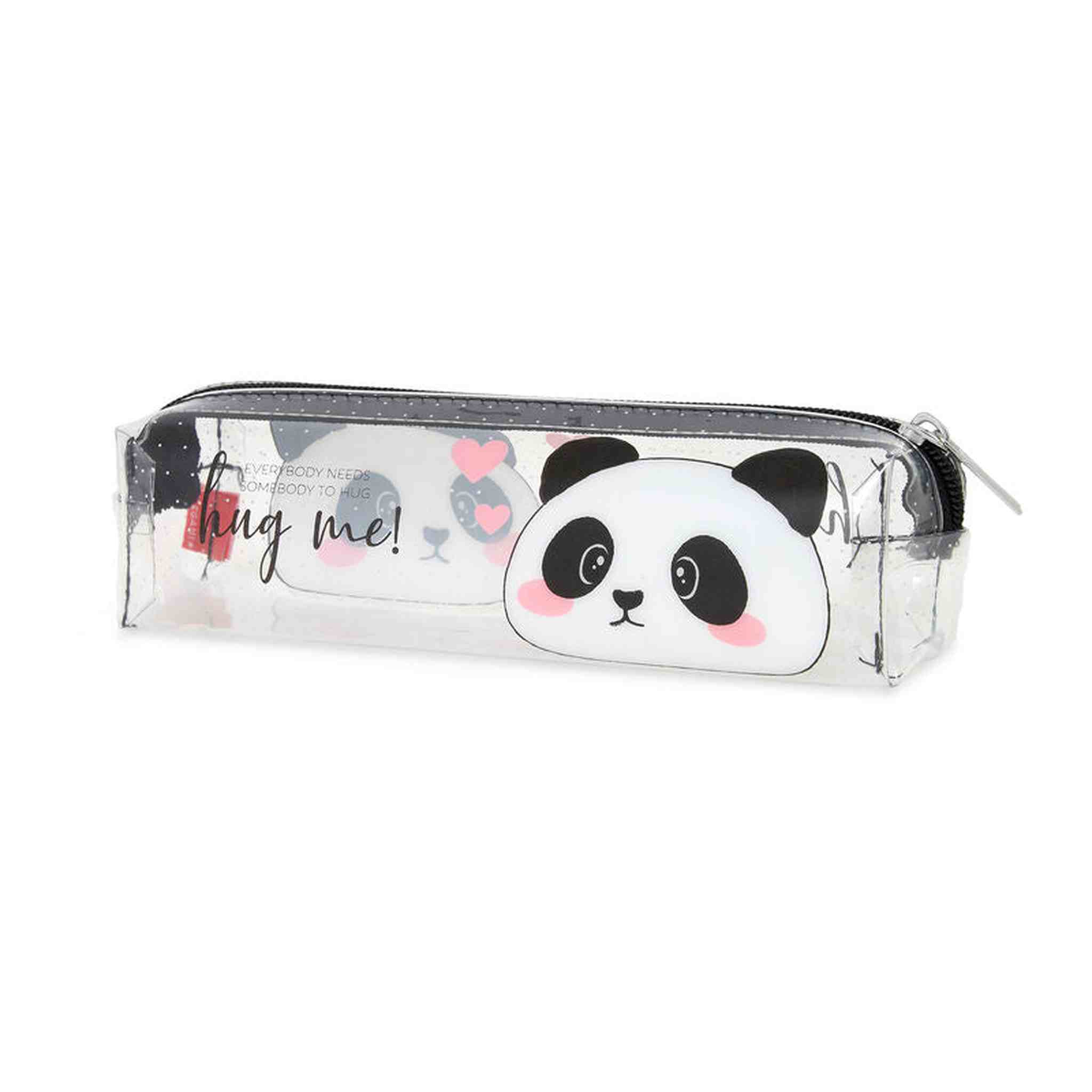 Pencil Case-ASTUCCIO TRASPARENTE PANDA
