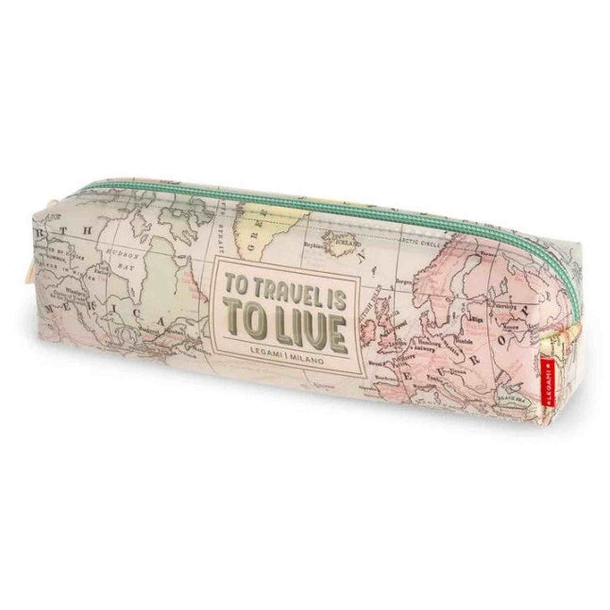 Pencil Case-ASTUCCIO TRASPARENTE TRAVEL