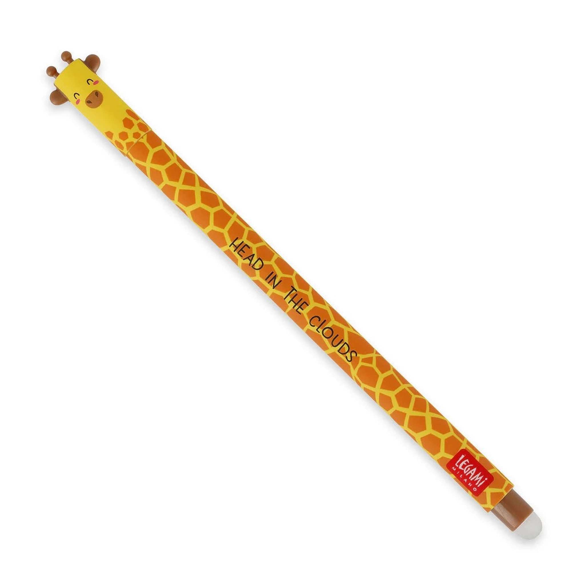 PENNA GEL CANCELLABILE NERA - GIRAFFA