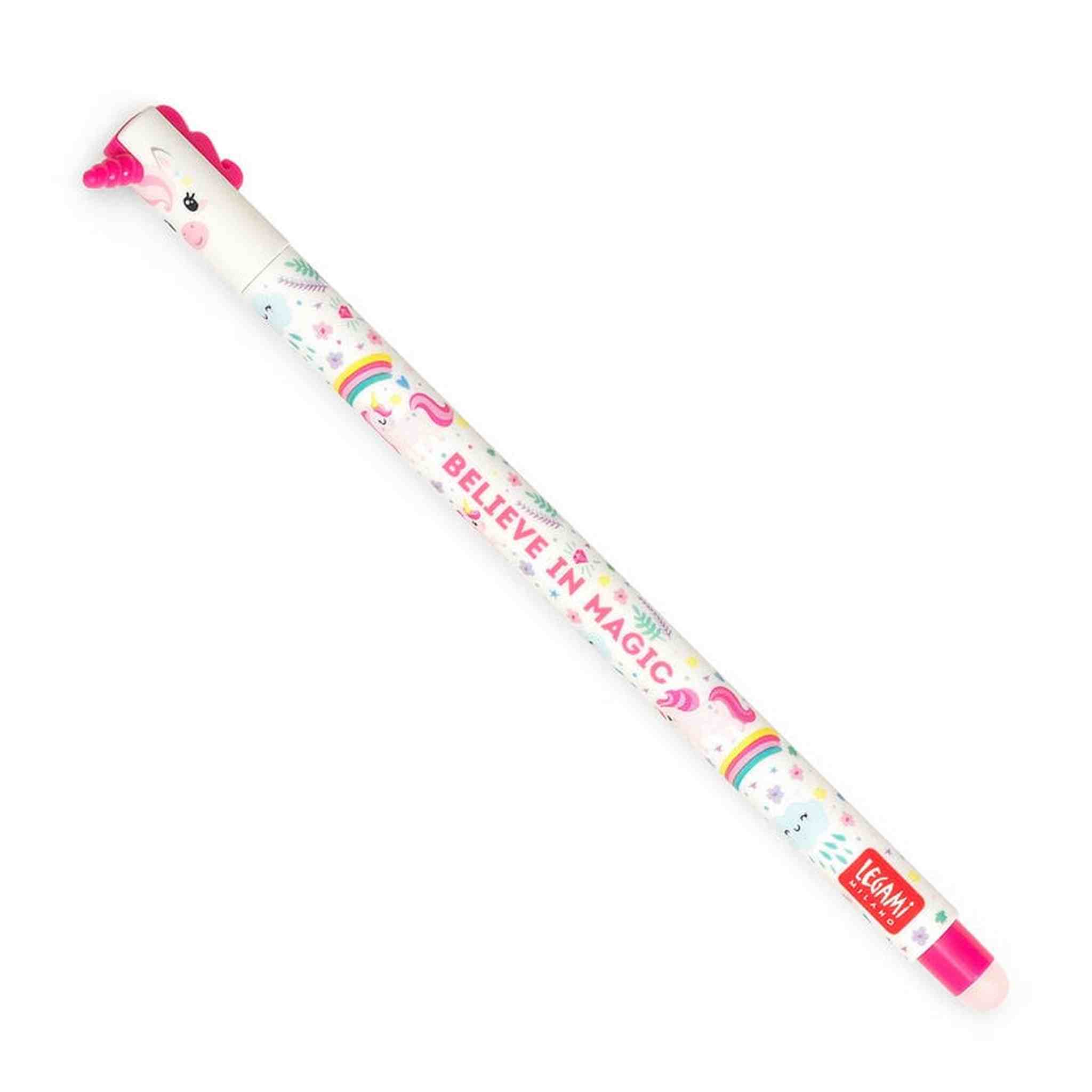 PENNA GEL CANCELLABILE ROSA - UNICORN