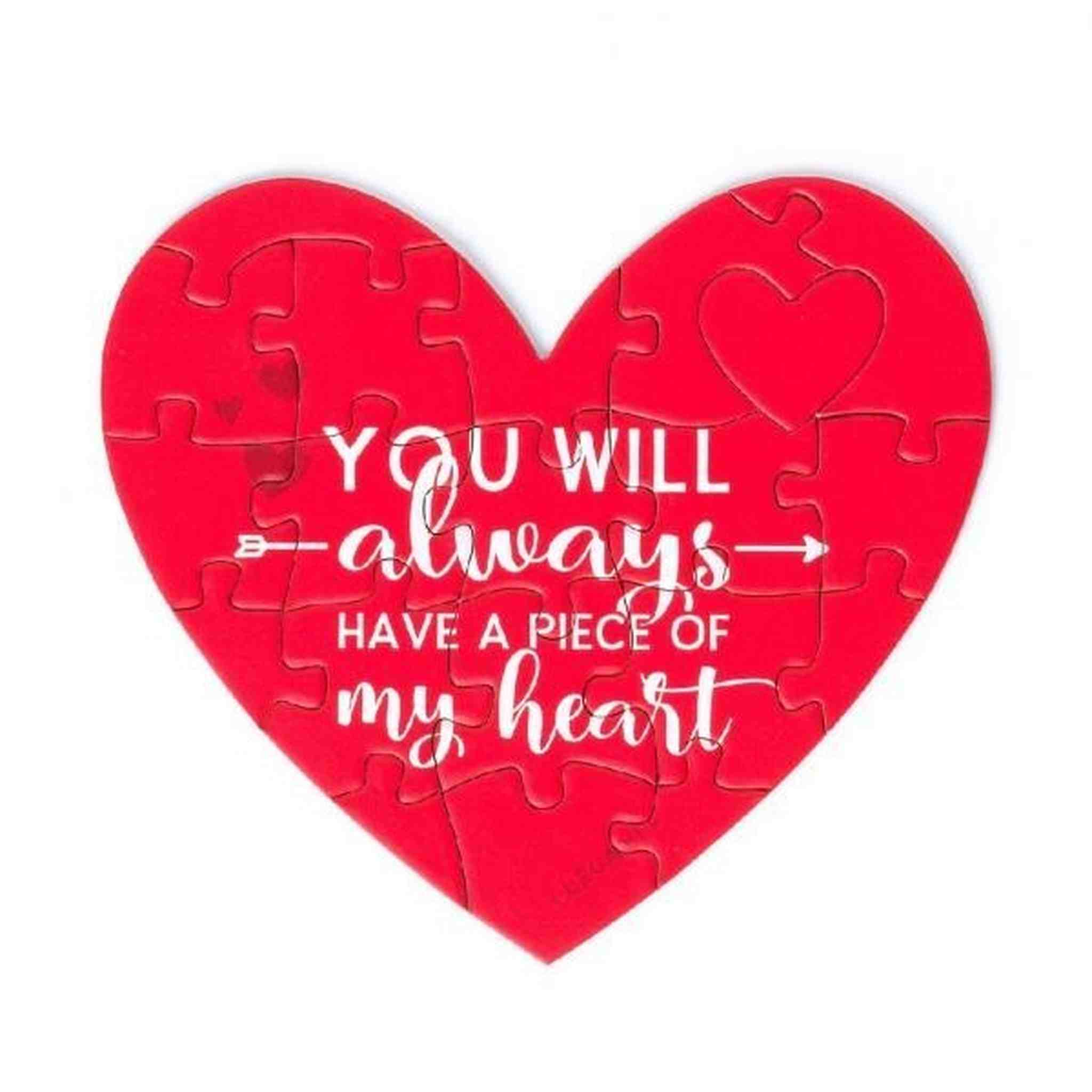 Perfect Match - BIGLIETTO DI AUGURI PUZZLE - HEART