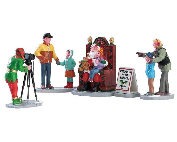 PHOTOS WITH SANTA, SET OF 5 22032-AA