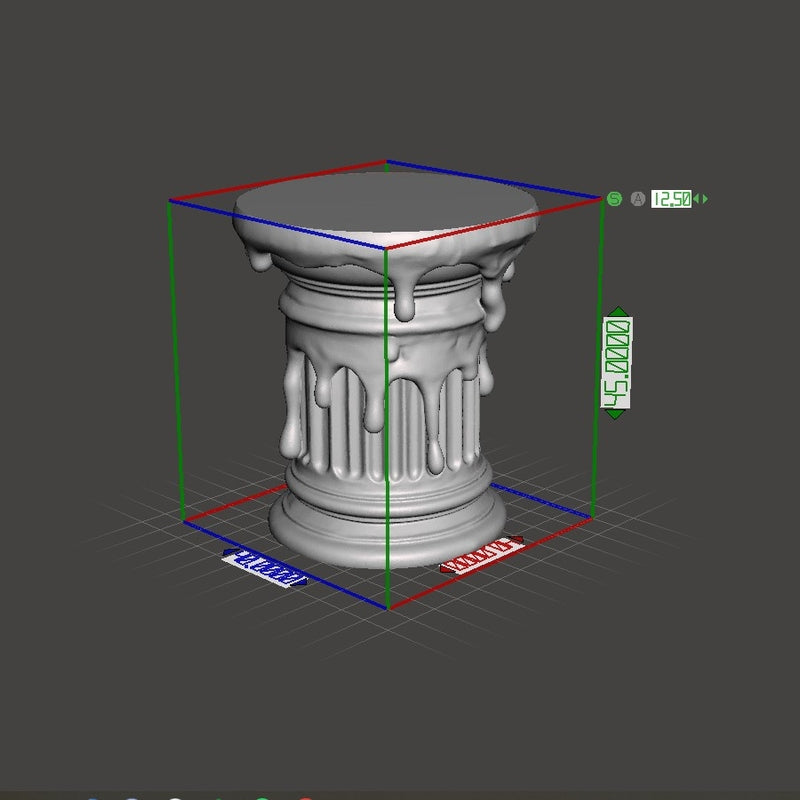 Colonna Marmo Liquido – Design Fluido tra Antico e Moderno