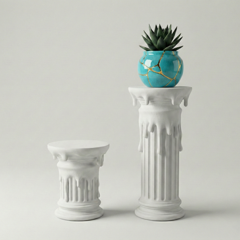 Colonna Marmo Liquido – Design Fluido tra Antico e Moderno