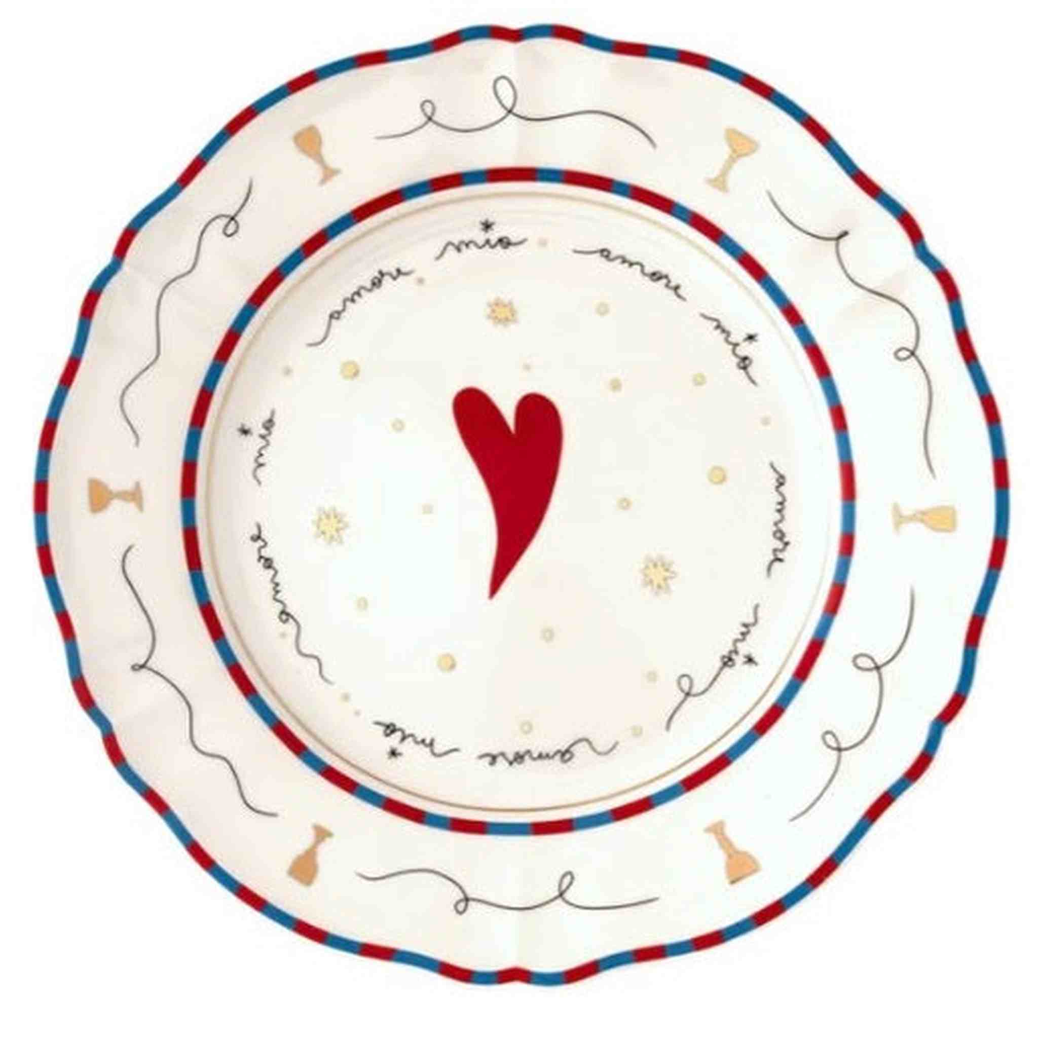 PIATTO D. 16,5 CUORE