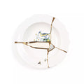 SELETTI PIATTO FONDO IN PORCELLANA Cm.22 h.4 "KINTSUGI-n'1"