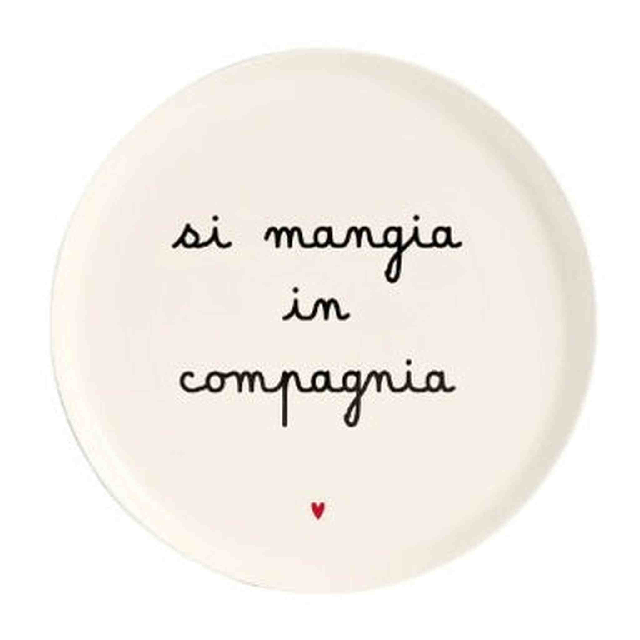 PIATTO PIZZA SI MANGIA IN COMPAGNIA