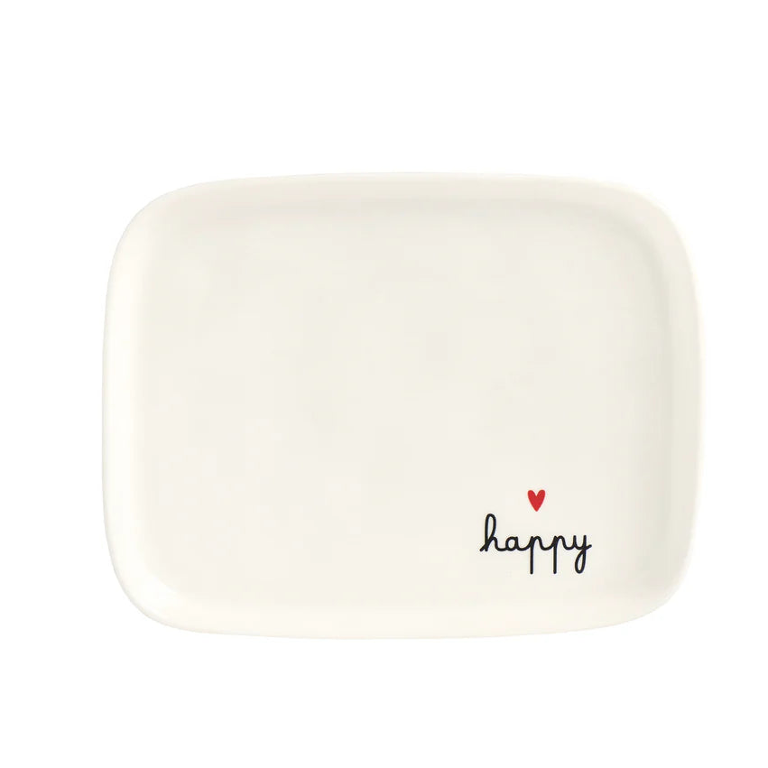 PIATTO 20x15.5CM HAPPY