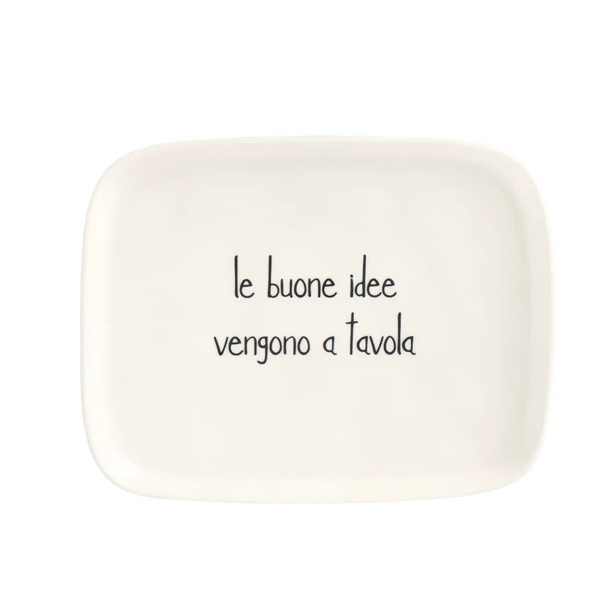 SIMPLE DAY PIATTO 20x15.5CM LE BUONE IDEE VENGONO A TAVOLA