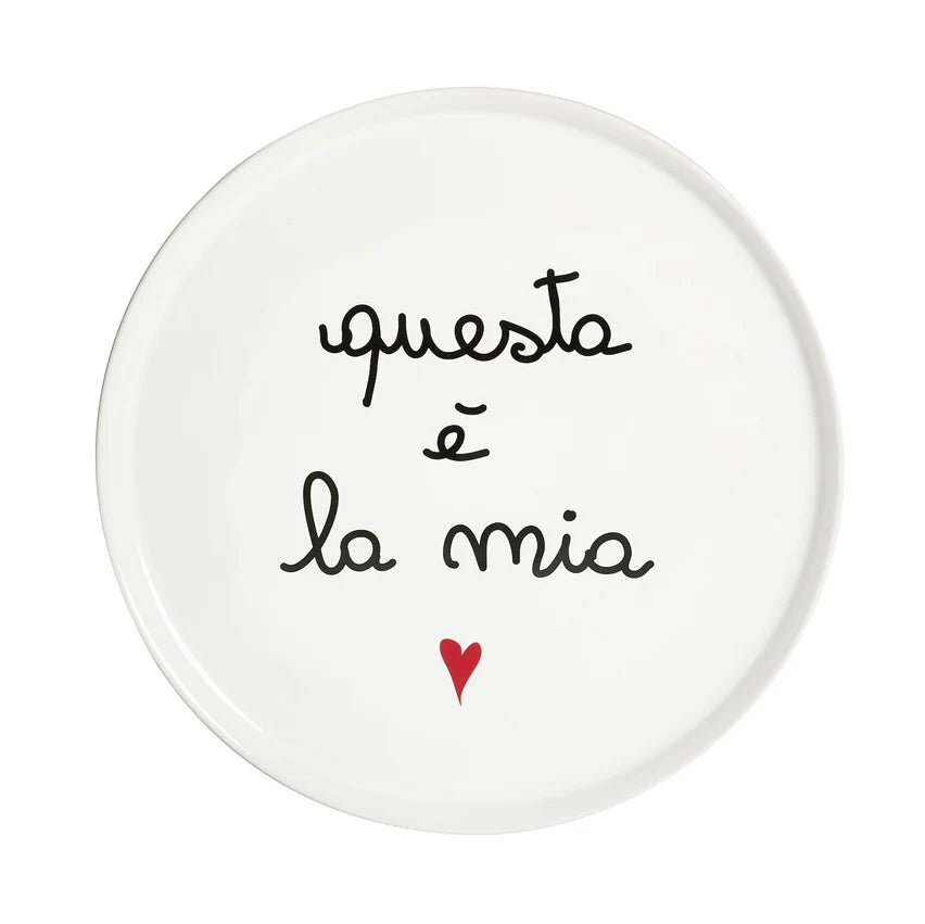 Simple Day Piatto Pizza in Gres Decoro Questa È La Mia Diam. 31,5 cm