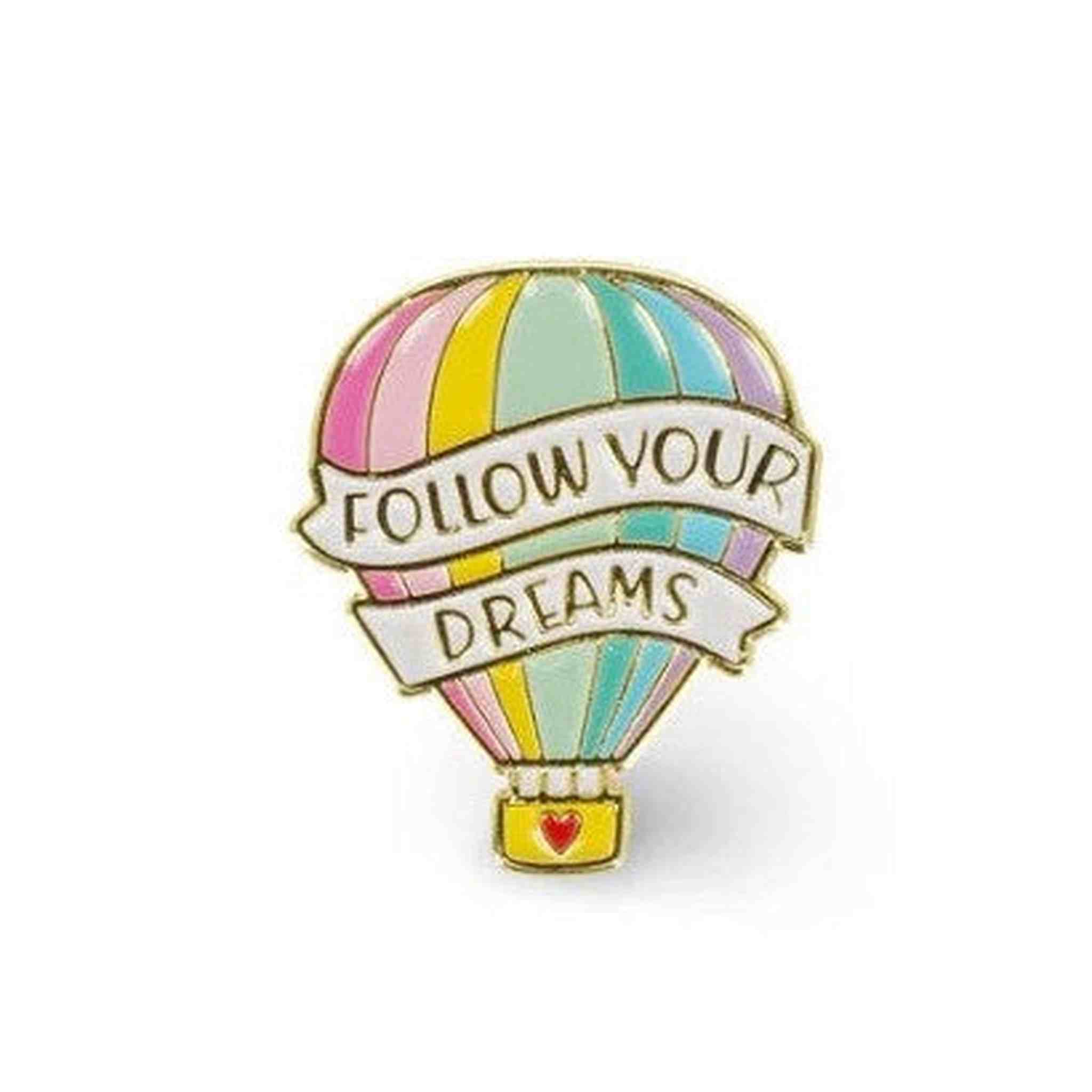 Pin Your Style! Spilla in Metallo Smaltato -  AIR BALLOON