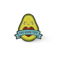 Pin Your Style! Spilla in Metallo Smaltato -  AVOCADO