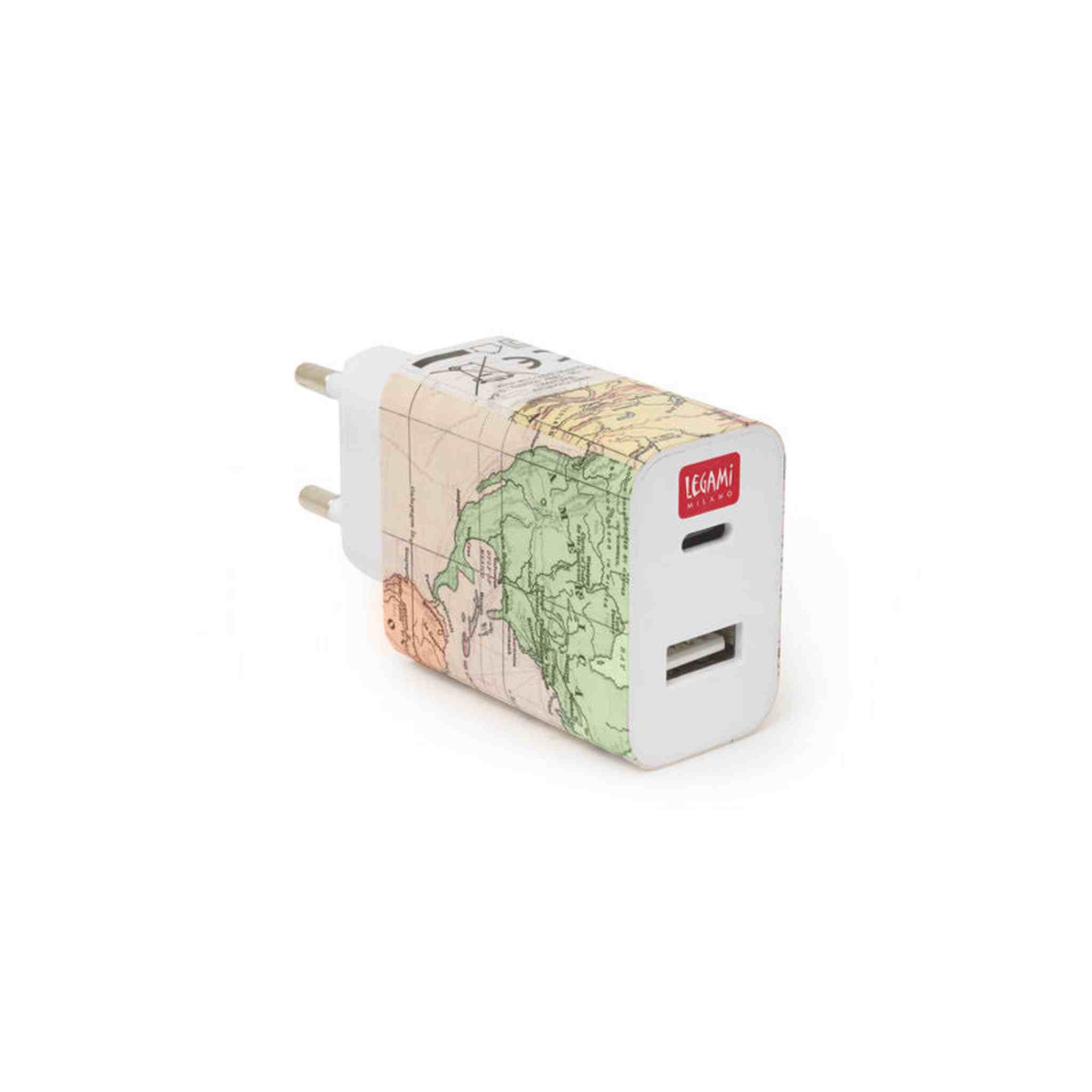 Plug & Charge -CARICABATTERIE DA MURO -USB/TYPE-C