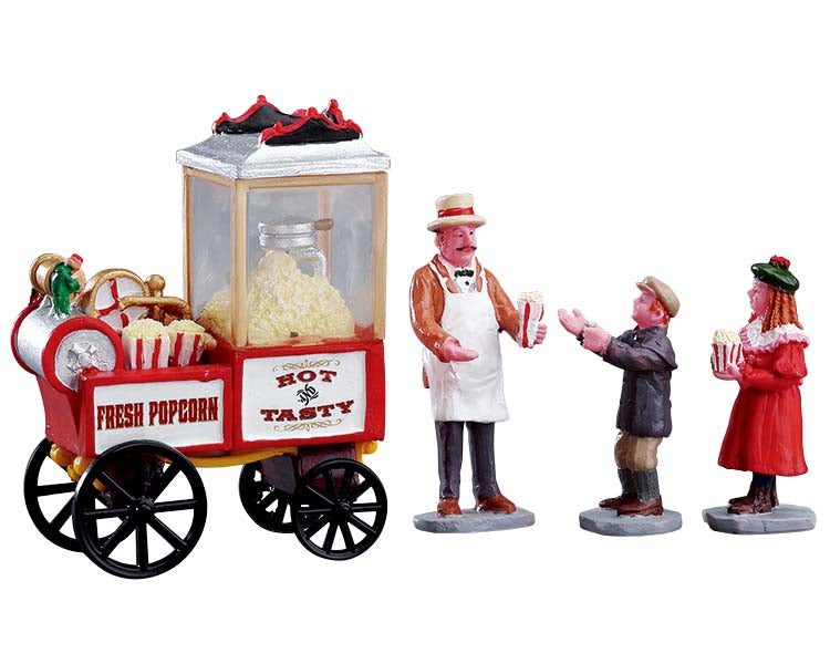 POPCORN SELLER, SET OF 4 02832-AA
