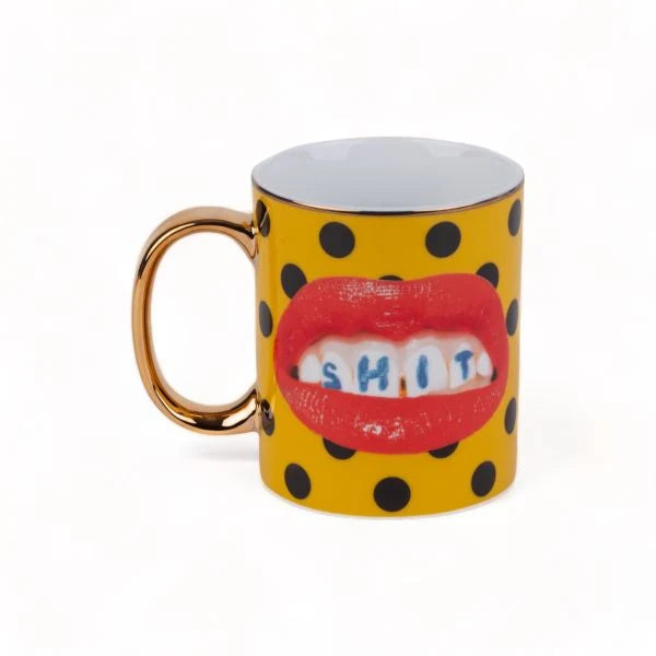 TAZZA IN PORCELLANA "TOILETPAPER HOME"  - SHIT