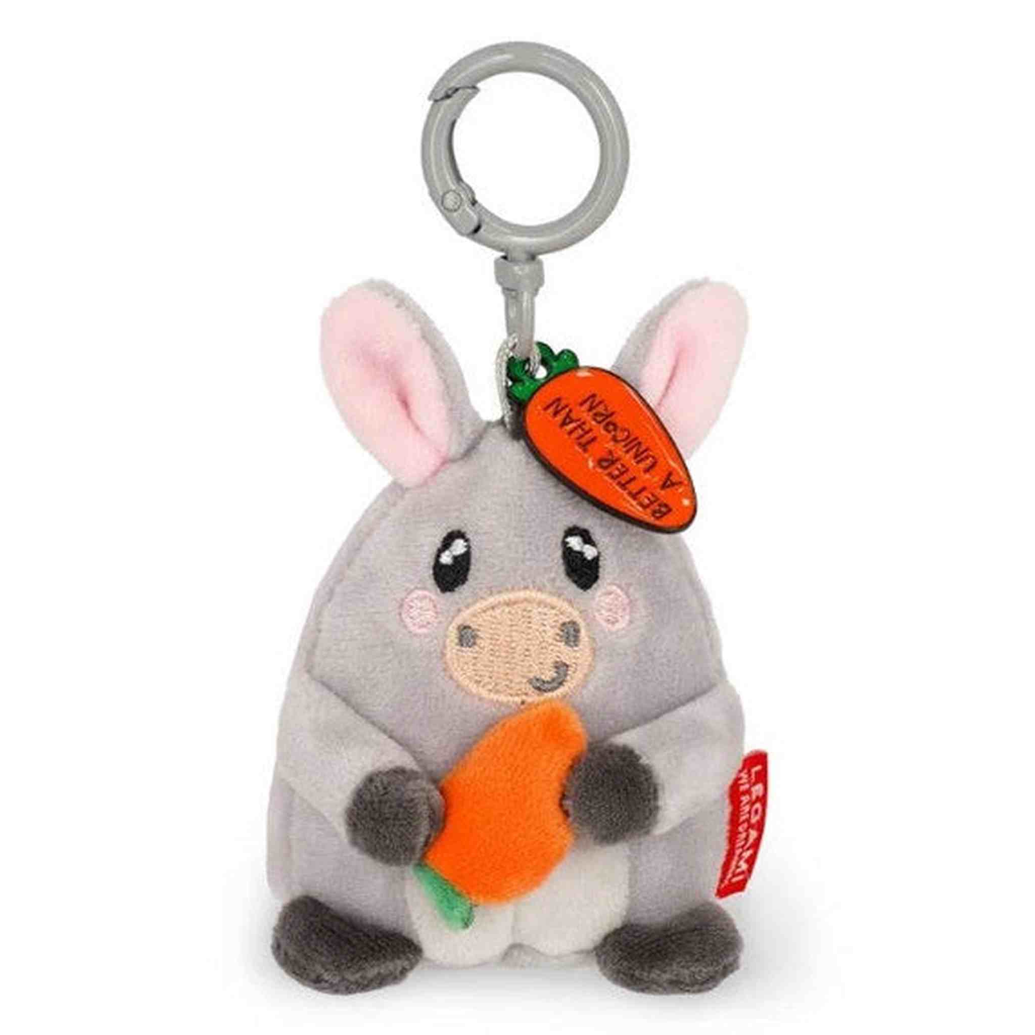 Portachiavi di Peluche - Super Soft! - Tiny - Donkey