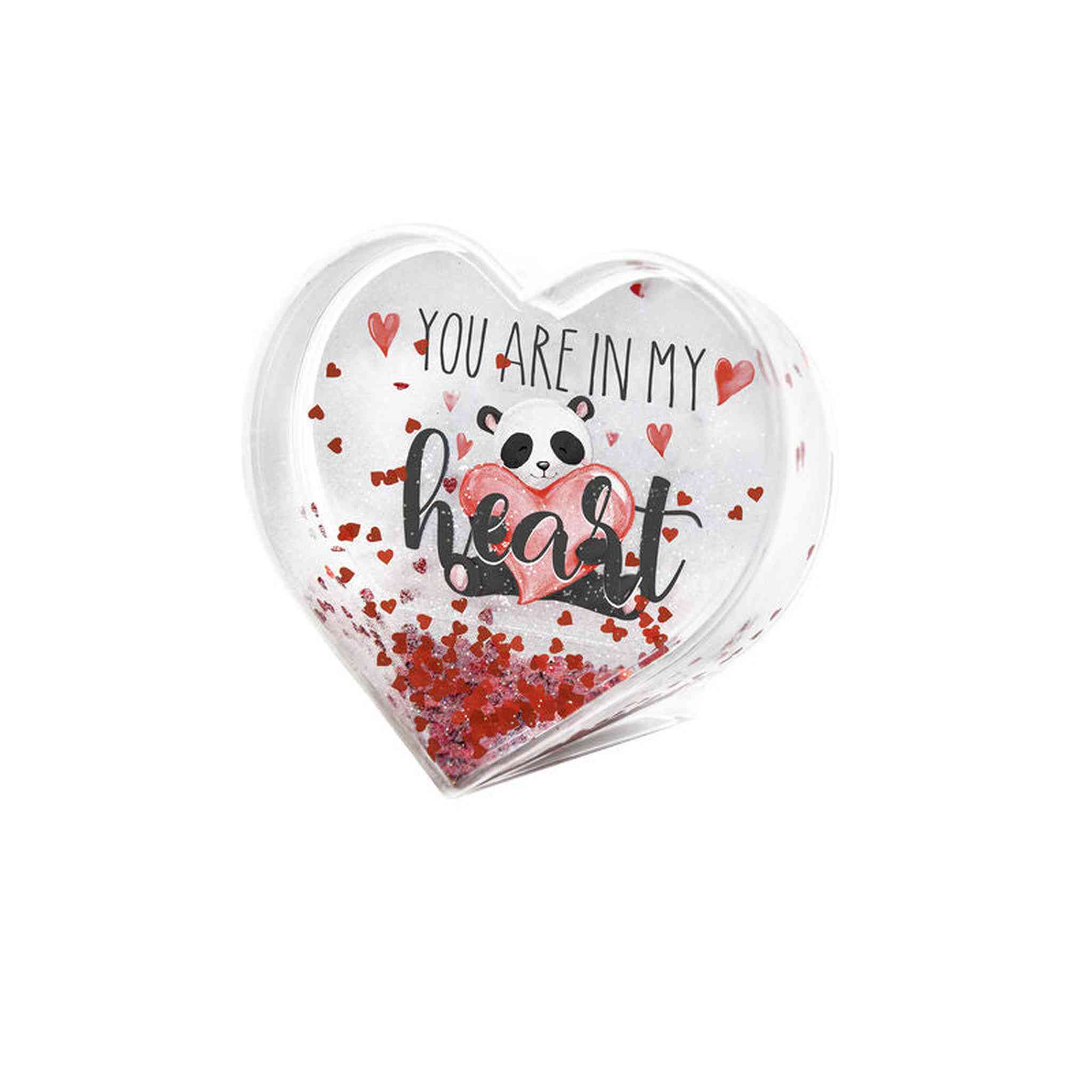 PORTAFOTO SMALL CON GLITTER - HEART