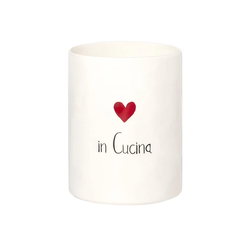 SIMPLE DAY PORTAMESTOLO IN CUCINA CUORE ROSSO