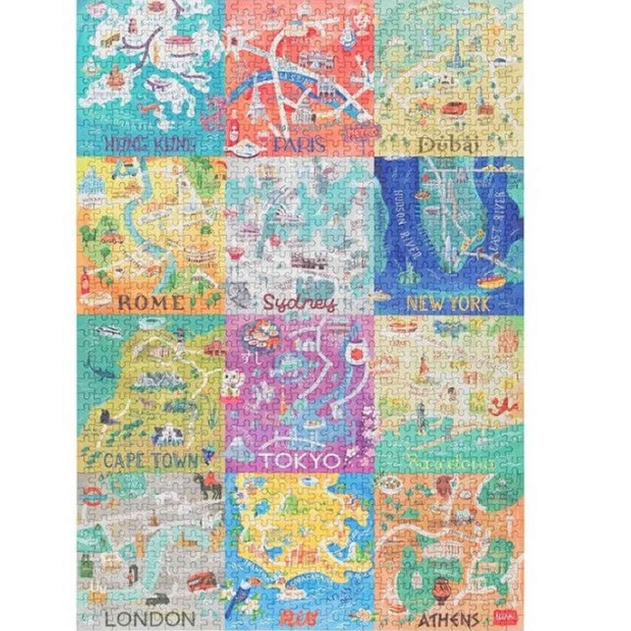 PUZZLE 1000 PEZZI - CITIES