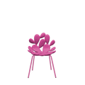 QEEBOO -  Filicudi Chair SET 2 PZ FUXIA - FUXIA