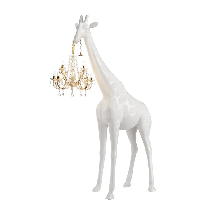 QEEBOO - Giraffe In Love M White INDOOR H. 2.65M