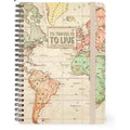 Quaderno A5 a Righe con spirale - TRAVEL