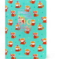 Quaderno A5 pagina bianca - RED PANDA