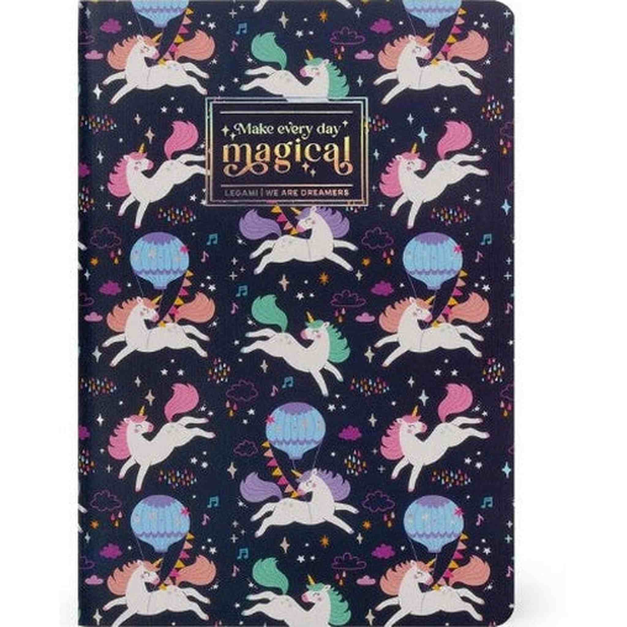Quaderno A5 pagina bianca - UNICORN