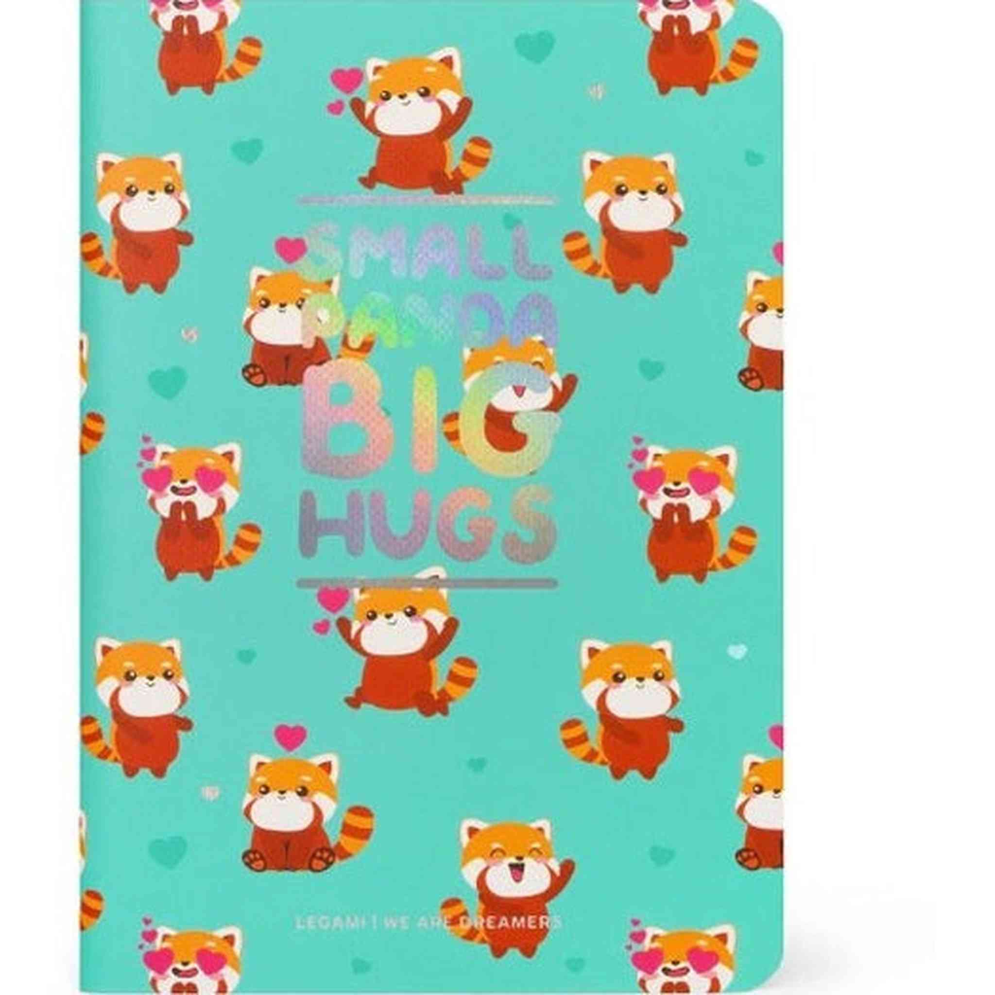Quaderno A6 a righe - RED PANDA